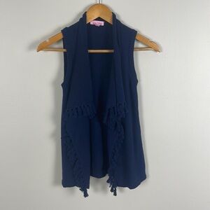 Lilly Pulitzer Girls Mini Abbott Sleeveless Cardigan. Size L (8/10)